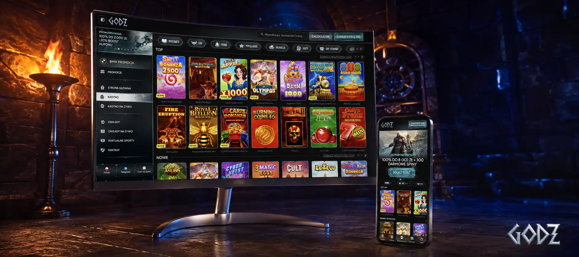 Jak zalogować się do Godz Casino? Jak zalogować się do Godz Casino?