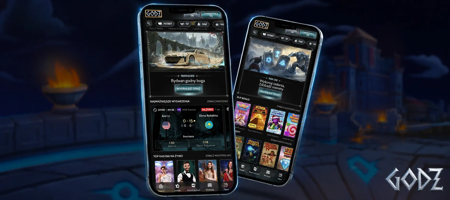 Rozpoczęcie gry w Godz Casino Rozpoczęcie gry w Godz Casino